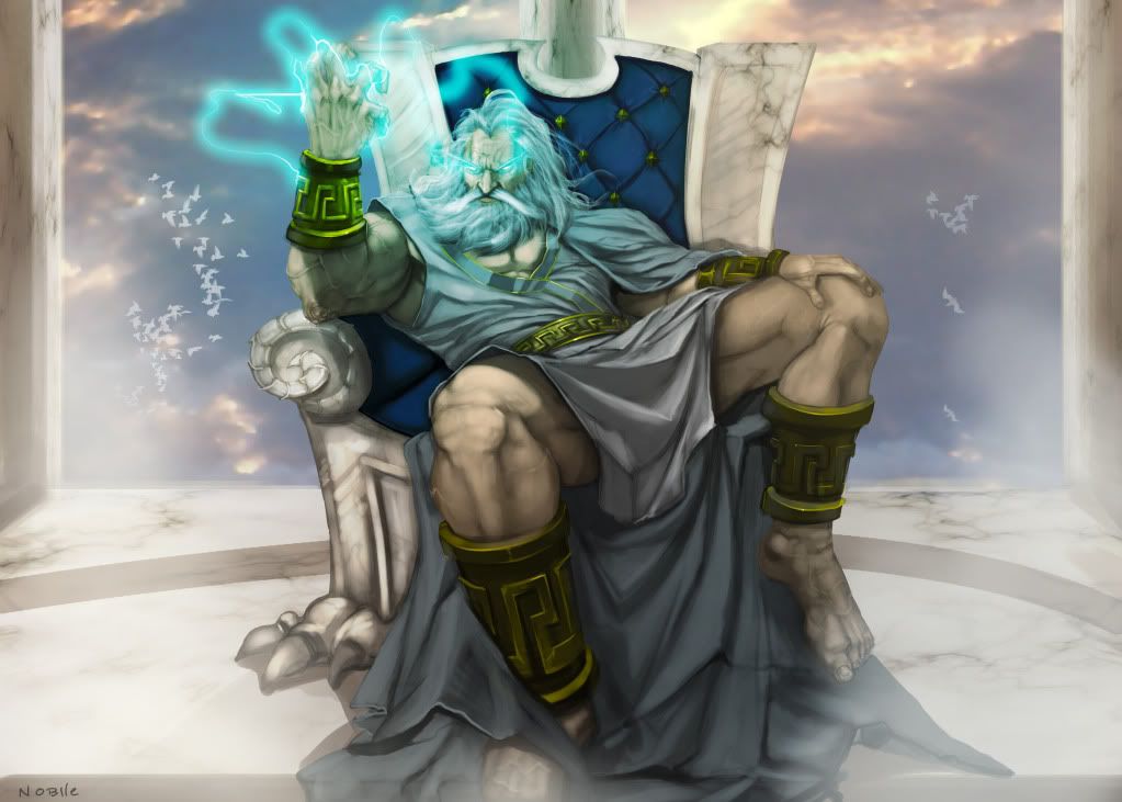ZEUS THE GOD OF THUNDER zeus the god of thunder: