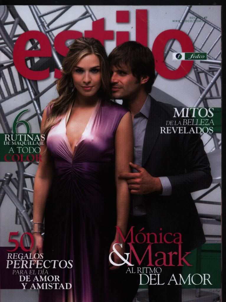 MARK TACHER Y MONICA FONSECA EN LA REVISTA ESTILO