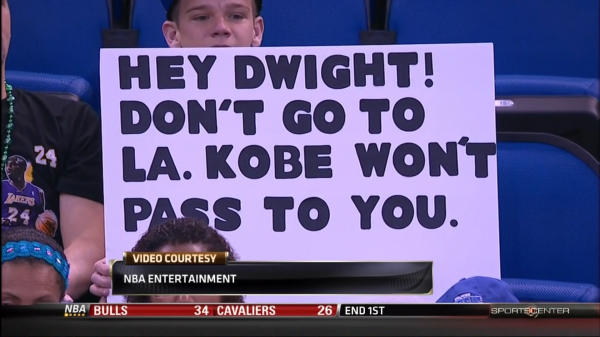 Dwight Howard sign