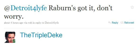 Raburn tweet