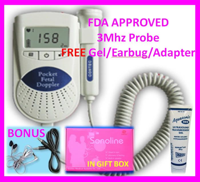 3Mhz FETAL DOPPLER Sonoline B baby HEART MONITOR FDA Ap | eBay