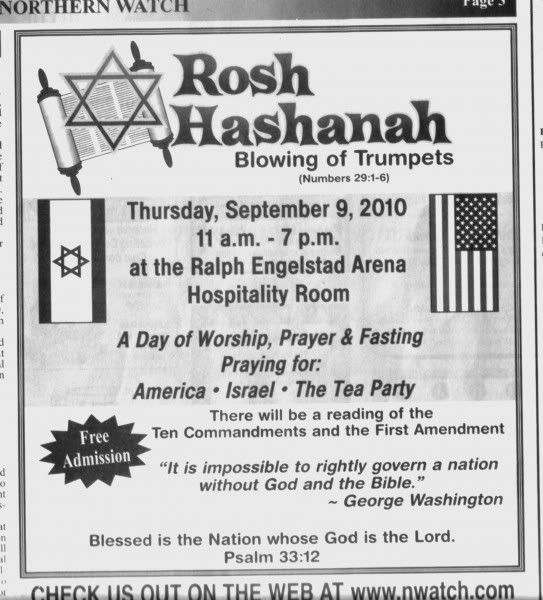 Rosh Hoshanah, Tea Party Style