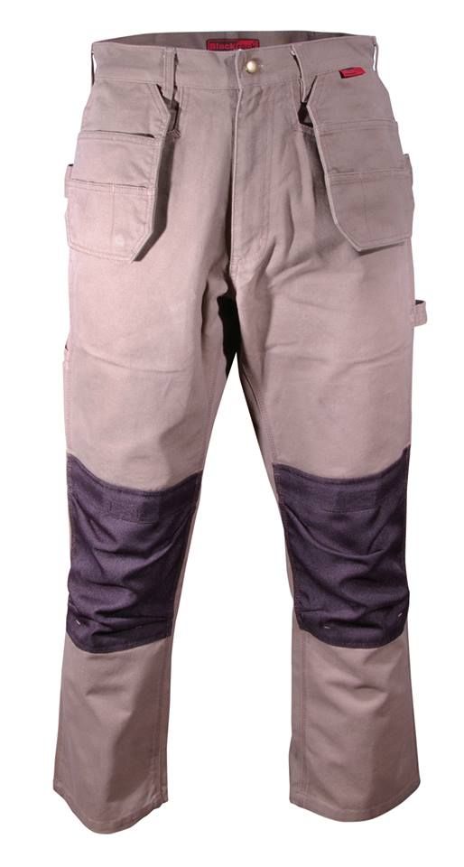 Blackrock Heavy Duty Canvas Work Wear Trousers Pants Combats Cargo Khaki BRCVT eBay