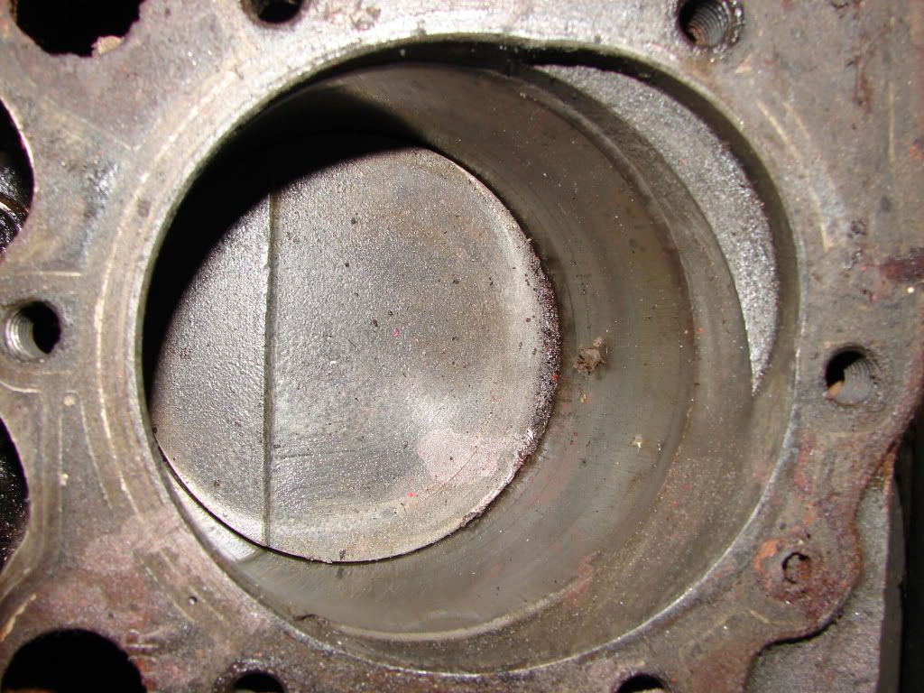 Cylinder piston ring relief | 348 and 409 Engines | 348-409.com Info