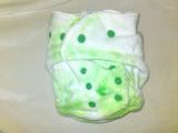 Semi-Custom Green Tie-Dye Minky AI2