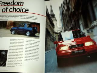 SUZUKI VITARA 1997 BROCHURE PROSPEKT MOTORING MAN2  