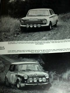 RAC RALLY 1967 LOTUS CORTINA BENGT SODERSTROM G PALM  